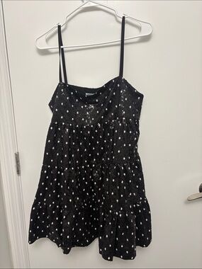 Zara Sequin Polka Dot Dress Size medium